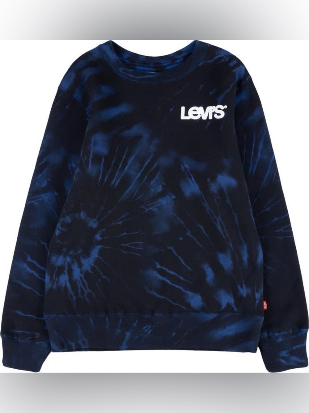 Levi's Navy & Black Tie-Dye Pullover Sweatshirt